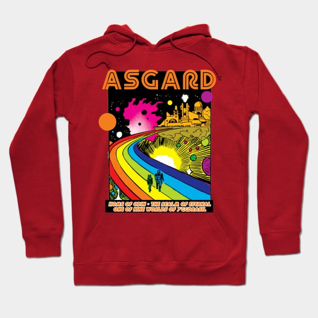 Asgard Home of Odin Hoodie by VelvetEasel